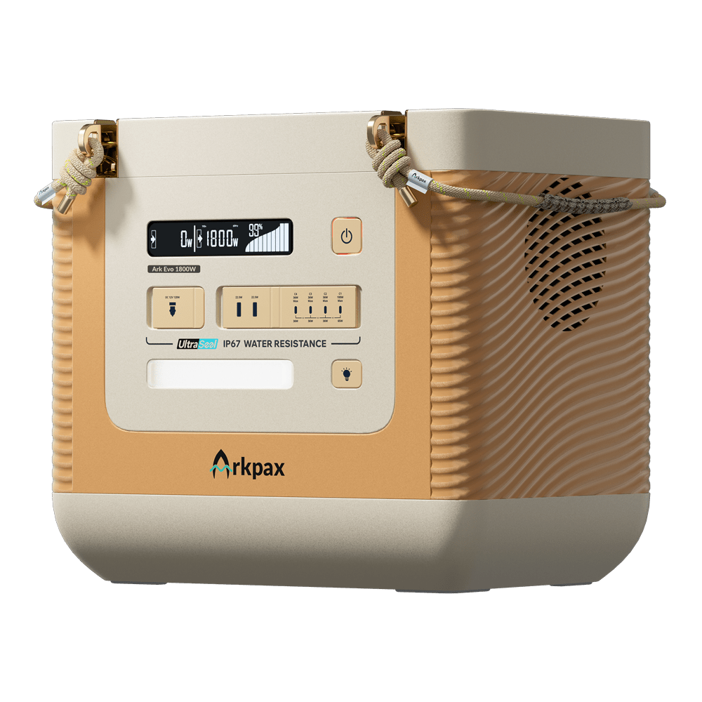 Arkpax Ark EVO 1800W IP67 Portable Power Station - Generator Vault - 
