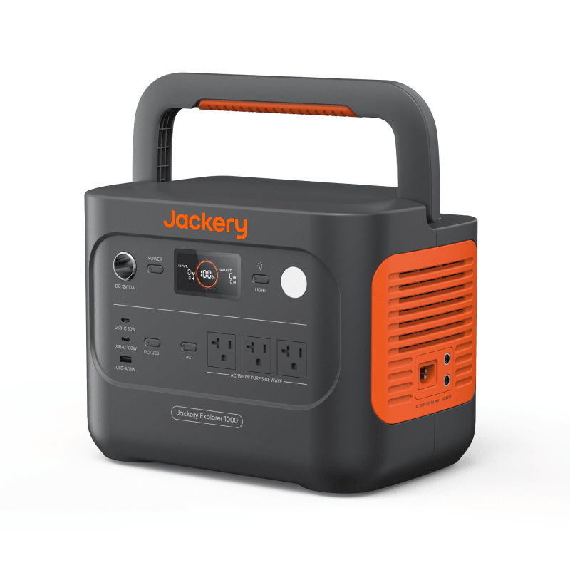 Jackery Explorer 1000 v2 Portable Power Station - Generator Vault - Black - Explorer 1000 v2 Portable Power Station - 