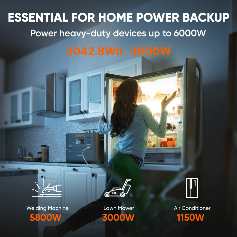 Jackery Explorer 2000 Plus Portable Power Station - Generator Vault - Explorer 2000 Plus Portable Power Station - 