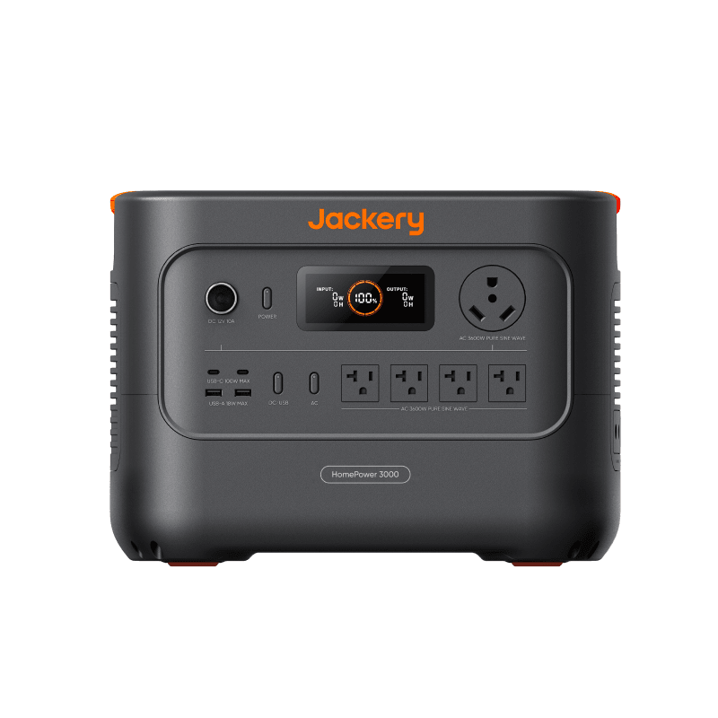Jackery Solar Generator HomePower 3000 Solar Generator Kit - Generator Vault - HomePower 3000 + SolarSaga 200W x 2 - 
