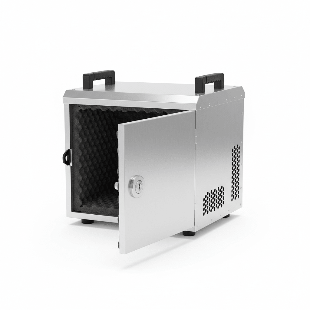 Portable Aluminum Generator Enclosure with Sound Dampening - Generator Vault - 