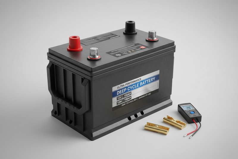 PowerVault 200Ah AGM Deep Cycle Battery