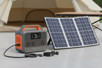 PowerStation Pro Solar Generator Kit with power station and solar panel