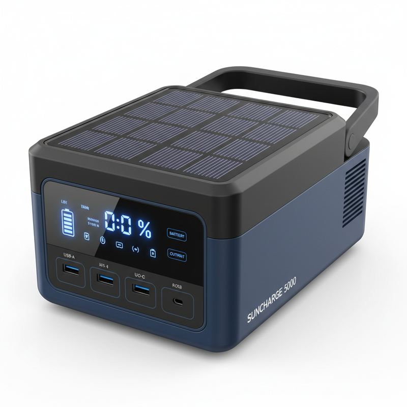 EcoCharge 2000W Solar Generator System