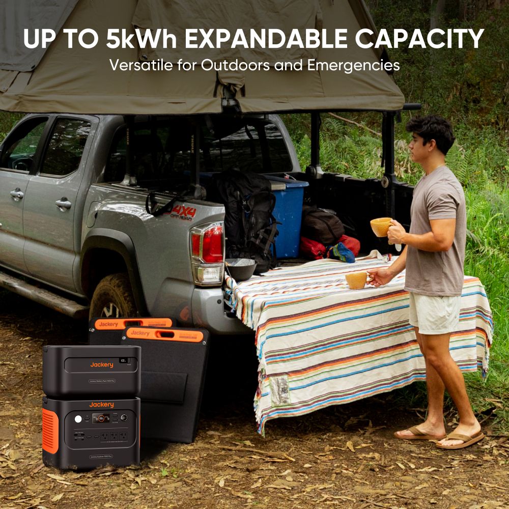Jackery Explorer 1000 Plus Portable Power Station - Generator Vault - Explorer 1000 Plus Portable Power Station - 
