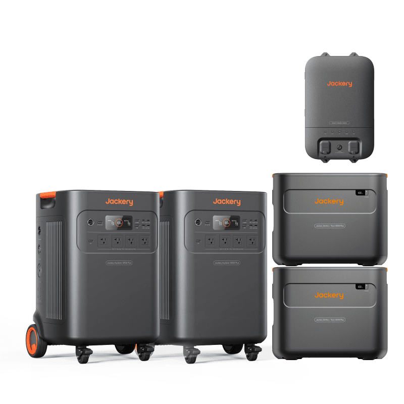 Jackery Explorer 5000 Plus Portable Power Station - Generator Vault - Whole - Home Backup Kit 5000 Plus (20kWh) - 