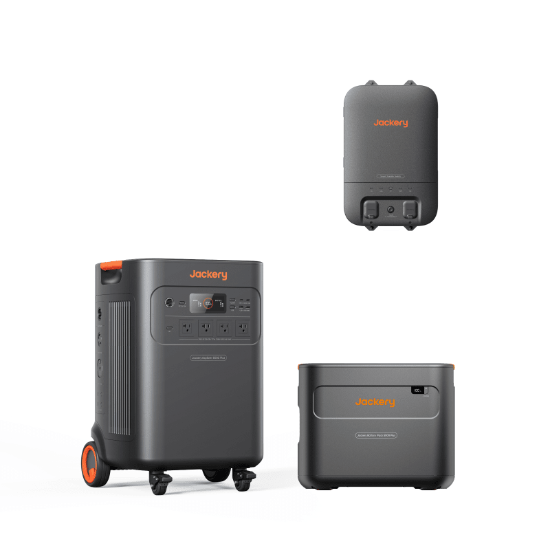 Jackery Explorer 5000 Plus Portable Power Station - Generator Vault - Explorer 5000 Plus (10kWh) + Smart Transfer Switch - 