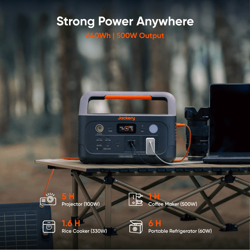 Jackery Explorer 600 v2 Portable Power Station - Generator Vault - 