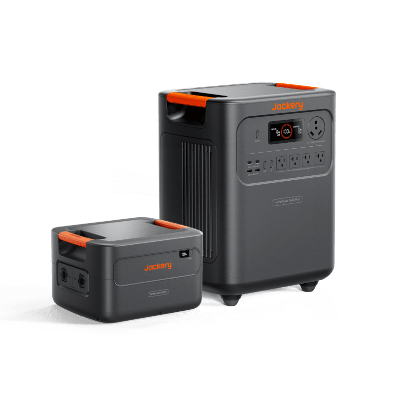 Jackery HomePower 3600 Plus Portable Power Station - Generator Vault - HomePower 3600 Plus + Battery Pack 3600 - 