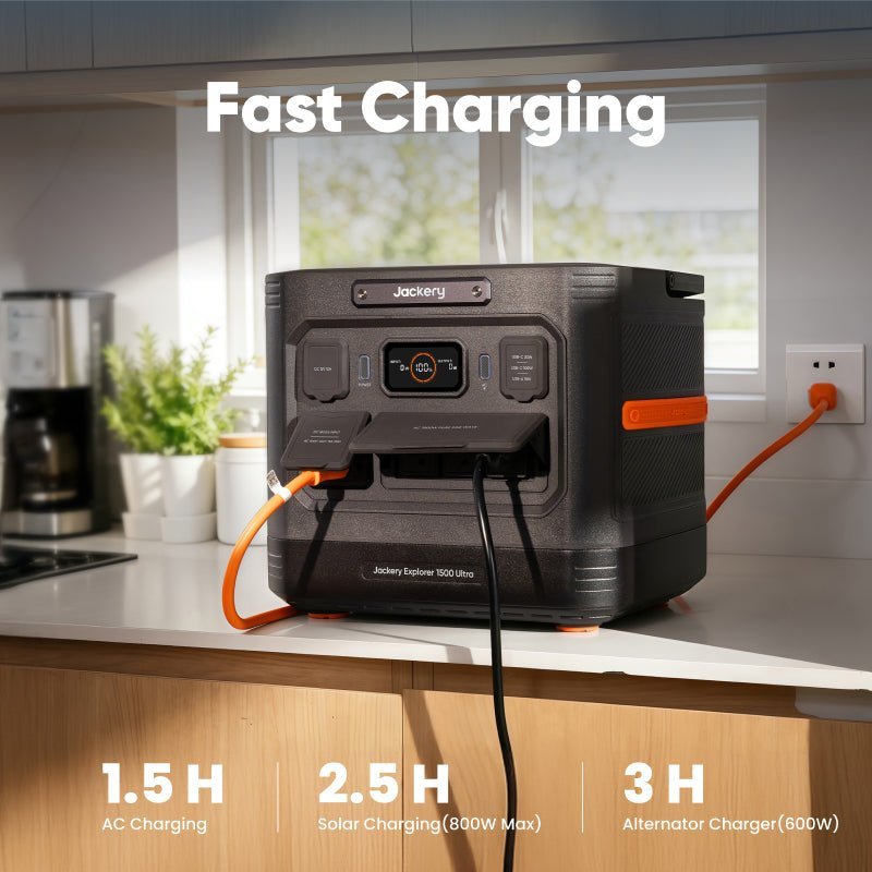 Jackery Explorer 1500 Ultra Portable Power Station - Generator Vault - Explorer 1500 Ultra Portable Power Station - 