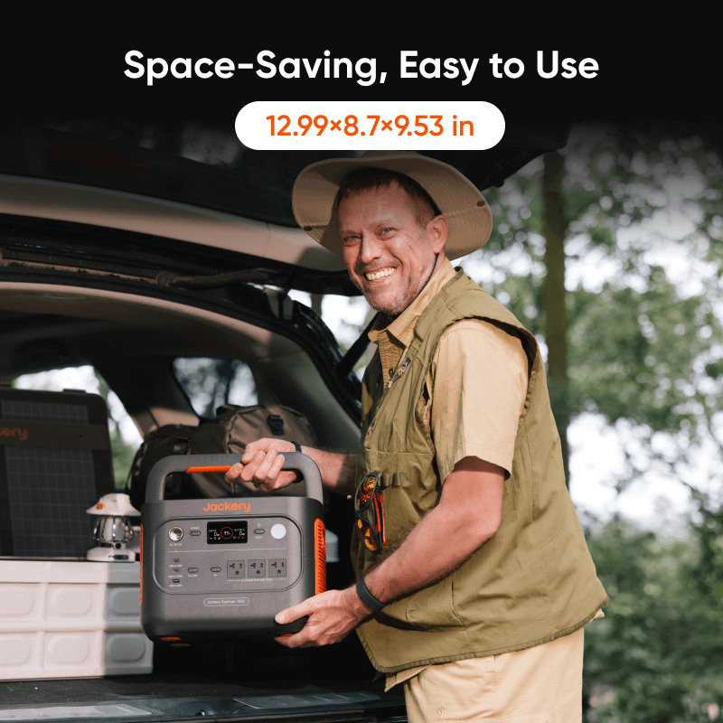 Jackery Explorer 1500 v2 Portable Power Station - Generator Vault - Explorer 1500 v2 Portable Power Station - 