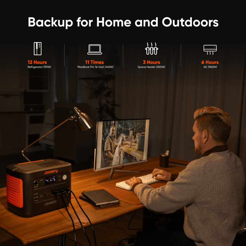 Jackery Explorer 1500 v2 Portable Power Station - Generator Vault - Explorer 1500 v2 Portable Power Station - 