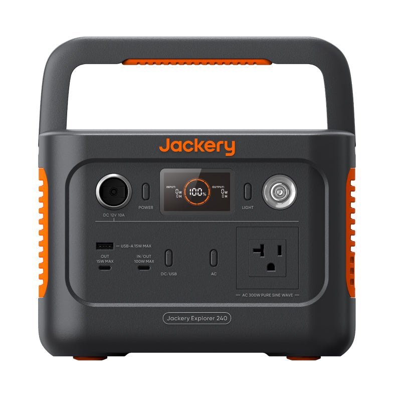 Jackery Solar Generator 240 v2 Solar Generator Kit - Generator Vault - Explorer 240 v2 + SolarSaga 40W*1 - 