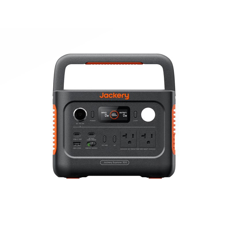 Jackery Solar Generator 300 v2 Solar Generator Kit - Generator Vault - Explorer 300 v2 + SolarSaga 40 Air - 