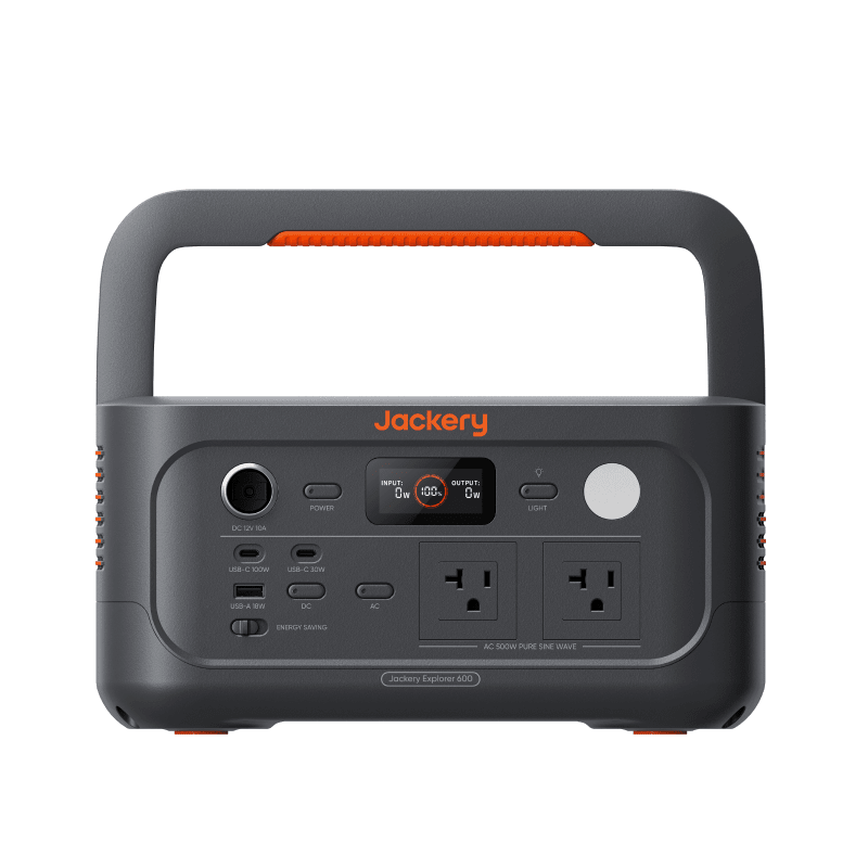 Jackery Solar Generator 600 v2 Solar Generator Kit - Generator Vault - Explorer 600 v2 + SolarSaga 100W Air x 1 - 