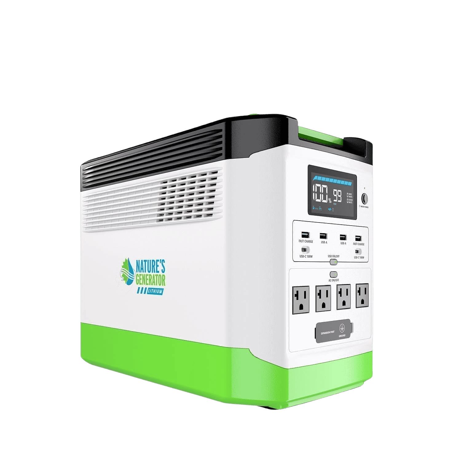 Nature's Generator Lithium 1800 Portable Power Station - Generator Vault - Lithium 1800 - 