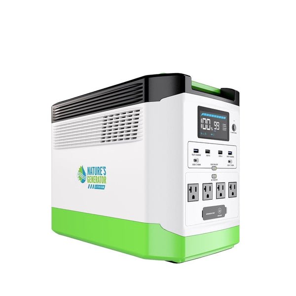 Nature's Generator Lithium 1800 Portable Power Station - Generator Vault - Lithium 1800 - 