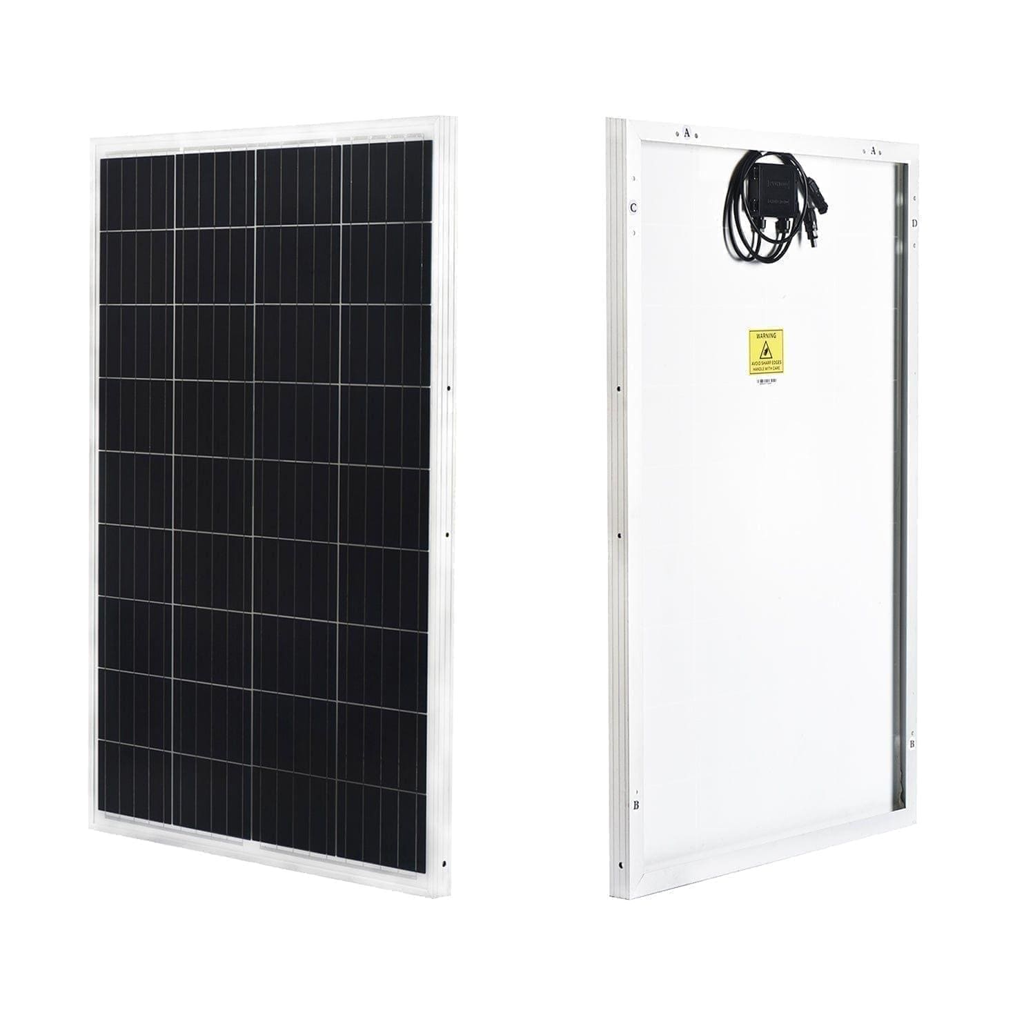 Nature's Generator Lithium 3600 Solar Generator Kit with Wind Turbine - Generator Vault - Lithium 3600 + 2x 100W Rigid Panel + Wind Turbine - 