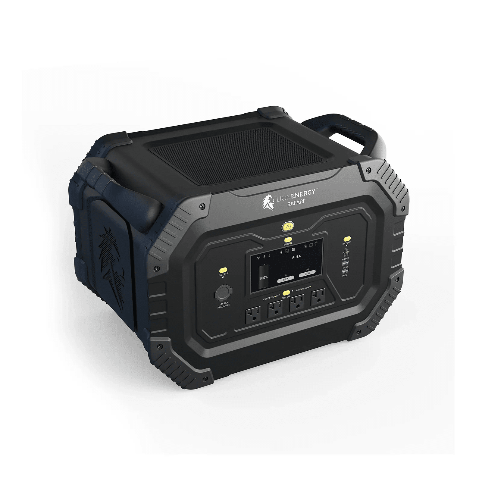 Lion Energy Safari 3000W Portable Power Station Custom Bundle Solar Generator Kit - Generator Vault-0 Solar panels-0 EMP Bags-0 LED light strings