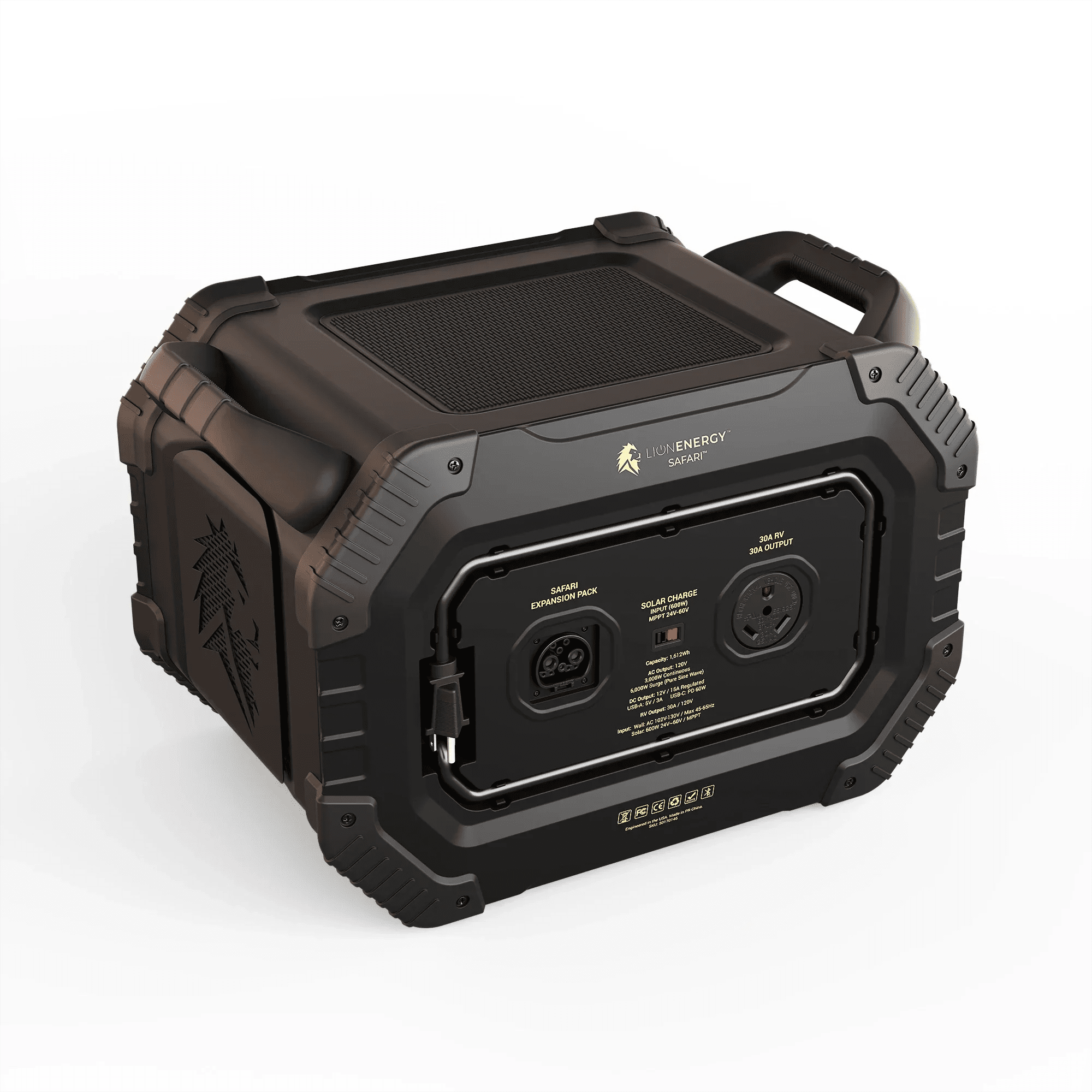 Lion Energy Safari 3000W Portable Power Station Custom Bundle Solar Generator Kit - Generator Vault-0 Solar panels-0 EMP Bags-0 LED light strings