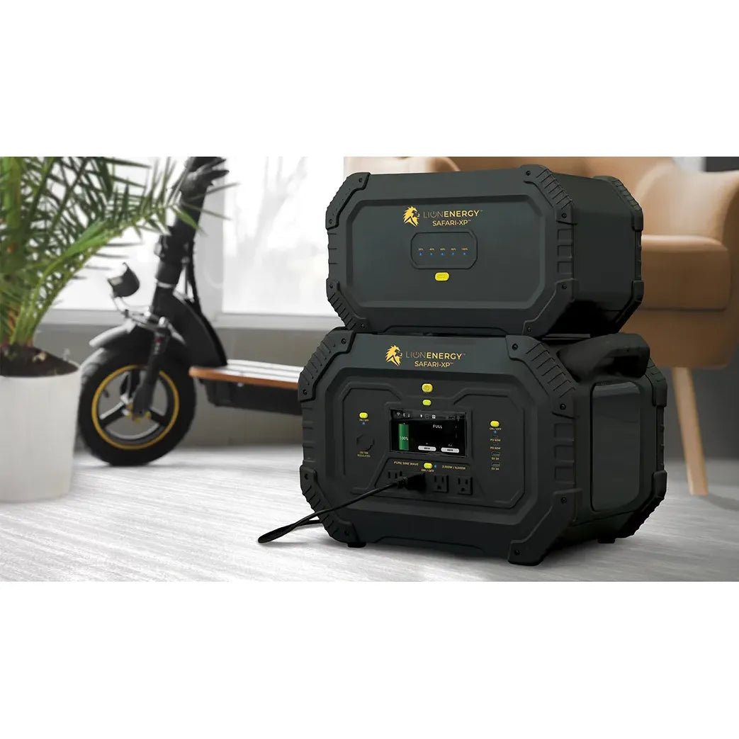 Lion Energy Safari 3000W Portable Power Station Custom Bundle Solar Generator Kit - Generator Vault-0 Solar panels-0 EMP Bags-0 LED light strings