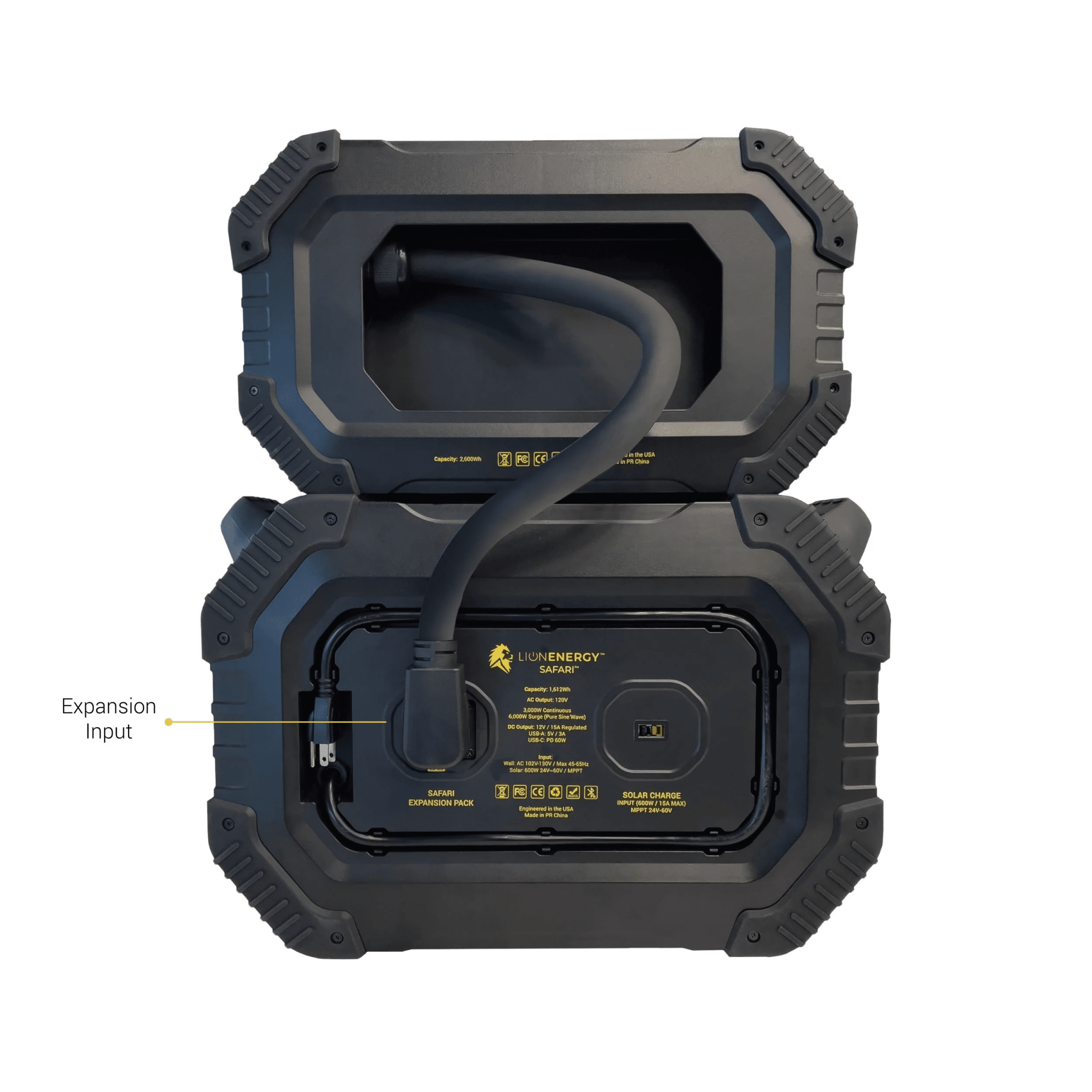 Lion Energy Safari XP 2688Wh Expansion Battery Pack - Generator Vault - 