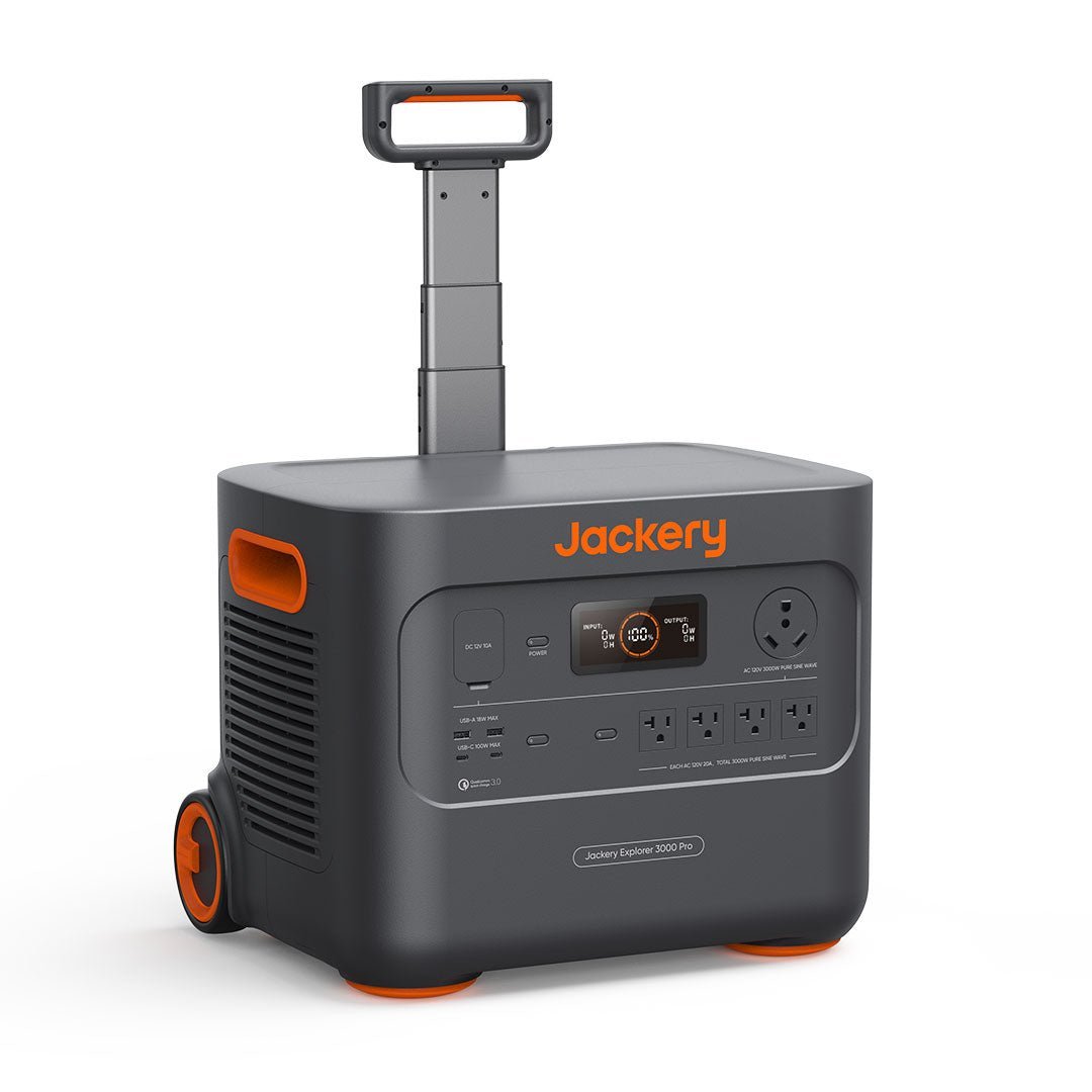 Jackery Solar Generator 3000 Pro Solar Generator Kit - Generator Vault - Explorer 3000 Pro + SolarSaga 500 X - 