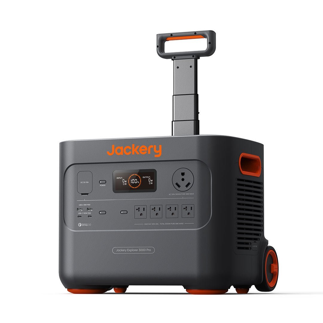 Jackery Solar Generator 3000 Pro Solar Generator Kit - Generator Vault - Explorer 3000 Pro + SolarSaga 500 X - 