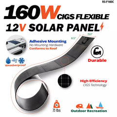 Rich Solar Mega 160 Watt CIGS Flexible Solar Panel RS-F160C