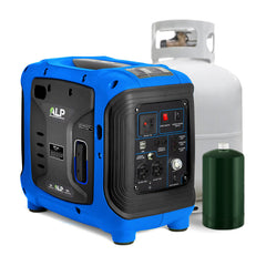 ALP Generator 1000 W - Blue / Black Portable Propane Generator