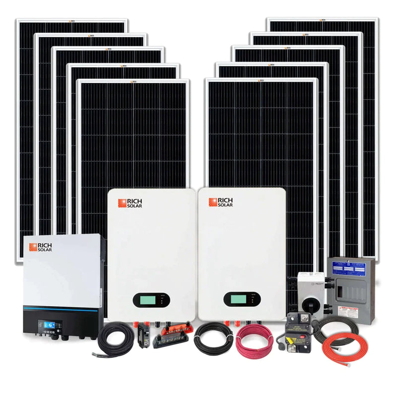 Rich Solar 2000W 48V 120VAC Cabin Kit RS-200048120