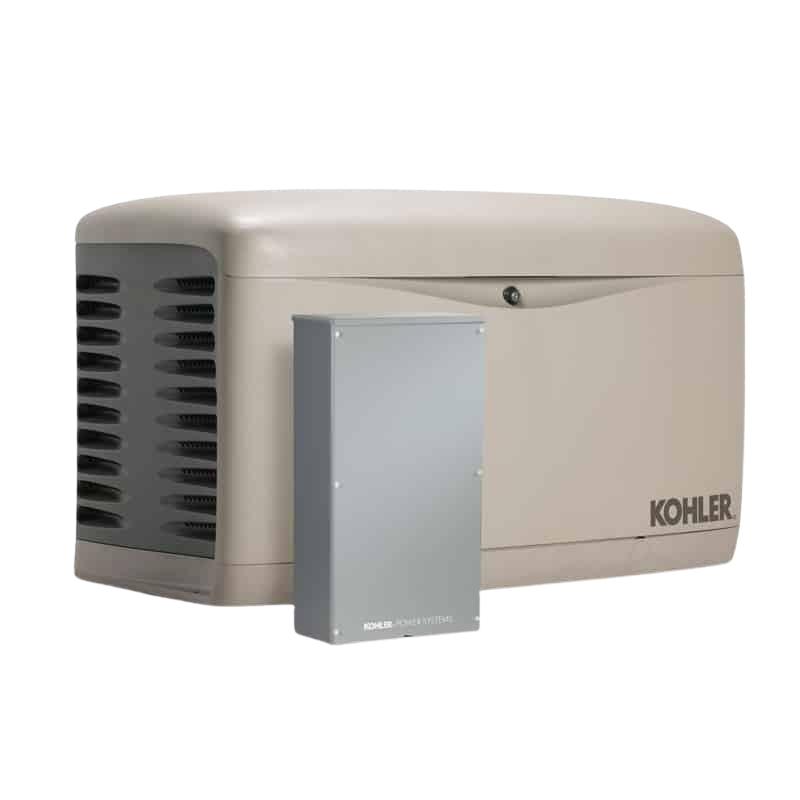 Kohler 20kW Standby Generator 200 Amp Automatic Transfer Switch with Load Shedding New 20RESCL-200SELS