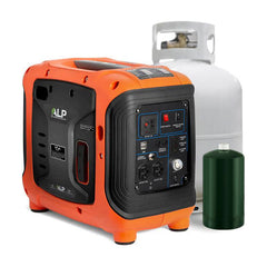ALP Generator 1000 W - Orange / Black Portable Propane Generator
