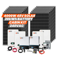 Rich Solar 4000W 48V 240VAC Cabin Kit RS-400048240