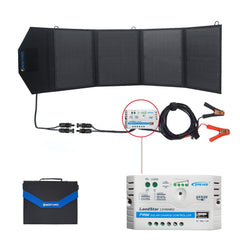 ACOPOWER Ltk 50W Foldable Solar Panel Kit Suitcase HY-LTK-4x125W