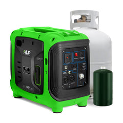 ALP Generator 1000 W - Green / Black Portable Propane Generator