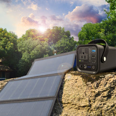 ACOPOWER 154Wh Generator with 50W Portable Solar Panel