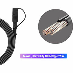 ACOPOWER SAE to SAE 14AWG 20 Ft. Extension Cable HY-AS-SS1420
