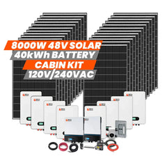 Rich Solar 8000W 48V 120/240VAC Cabin Kit RS-800048120240