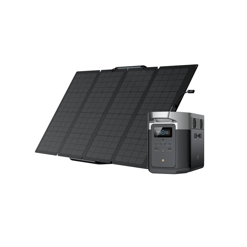 EcoFlow DELTA Max 2000 & 160W-Portable Solar Panel