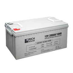 Rich Solar 12V 200Ah Deep Cycle AGM Battery RS-AGM12200