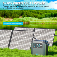 Gofort P25 2000W 436800mAh/1573Wh Portable Power Station Solar Generator