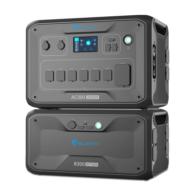 Bluetti AC300 3000W + 1*B300 3072Wh USP Mode Home Battery Backup
