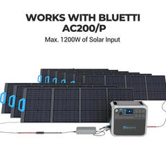 Bluetti D050S + 3*PV200 200W + 1*B230 2048Wh Solar Generator Kit