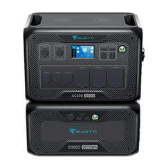 Bluetti AC500 5000W + B300S 3072Wh Home Battery Backup