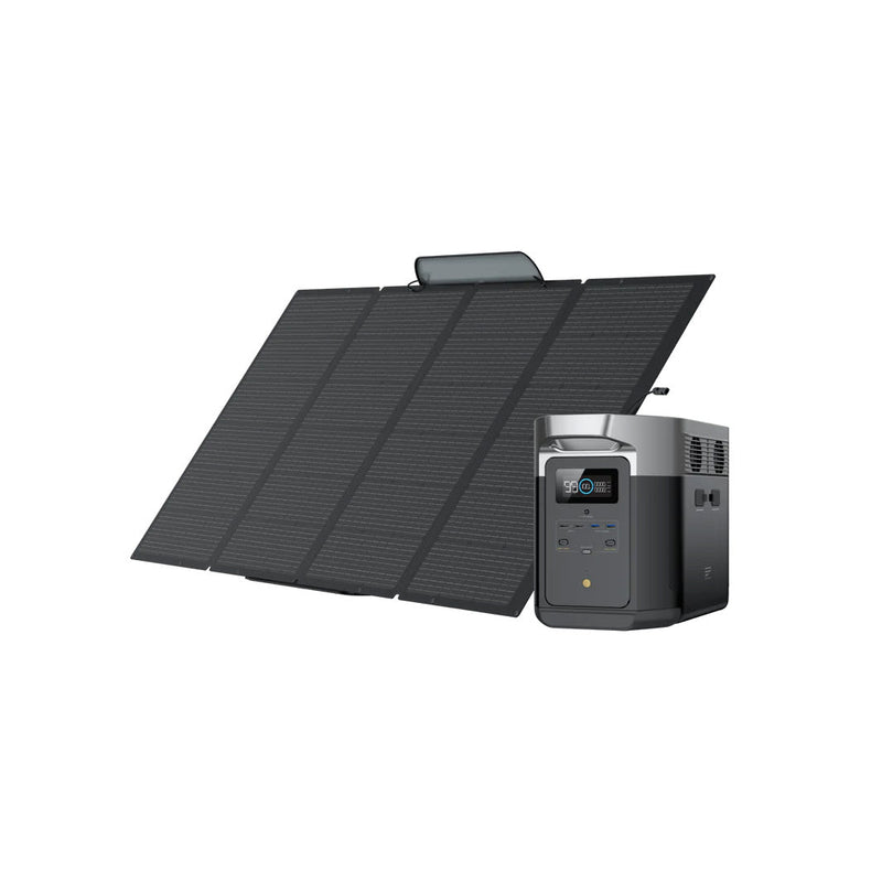 EcoFlow DELTA Max 2000 & 400W Portable Solar Panel