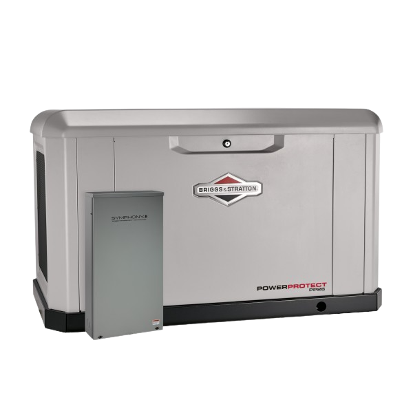 Briggs & Stratton 26kW LP/NG Standby Generator with Dual 200 Amp Wifi Automatic Transfer Switch 040679